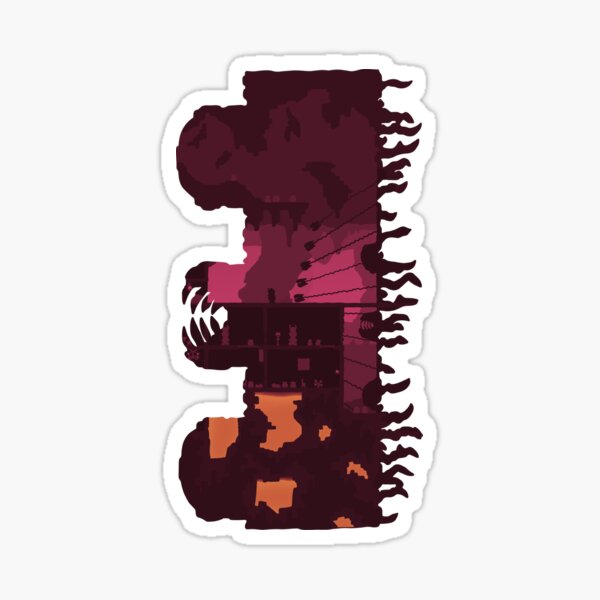 Terraria Boss Rush Hardmo Sticker by John Meera - Pixels