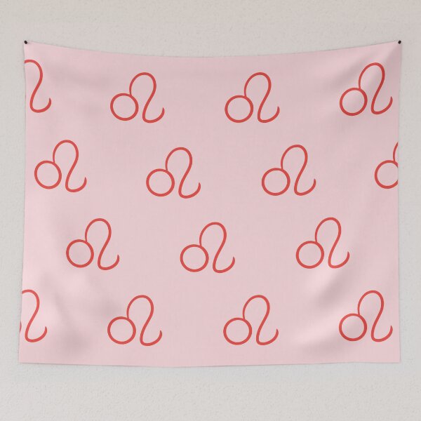 Item preview, minimalist leo pattern in red and pink designed and sold by neopop.