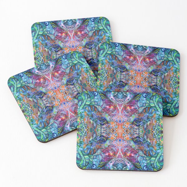 Item preview, Saturated Psychedelic say NO to drugs Doodle: designed and sold by Marleen Paddy Visser.