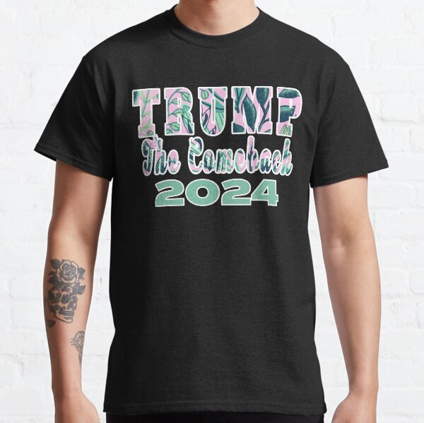 TRUMP THE COMEBACK 2024 GREEN PLANT ON PLUM | CONSERVATIVE REPUBLICAN PATRIOT GIFTS Classic T-Shirt
