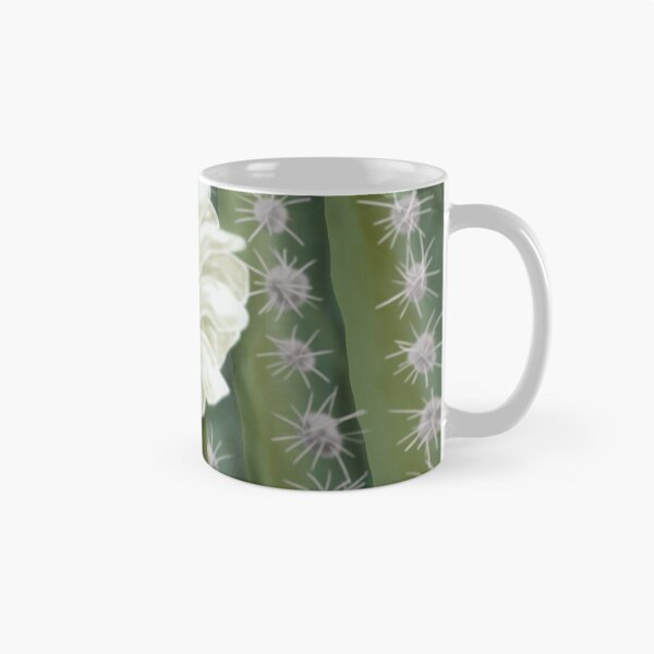 Item preview, Saguaro Cactus White Flower Art designed and sold by HRSCreates.