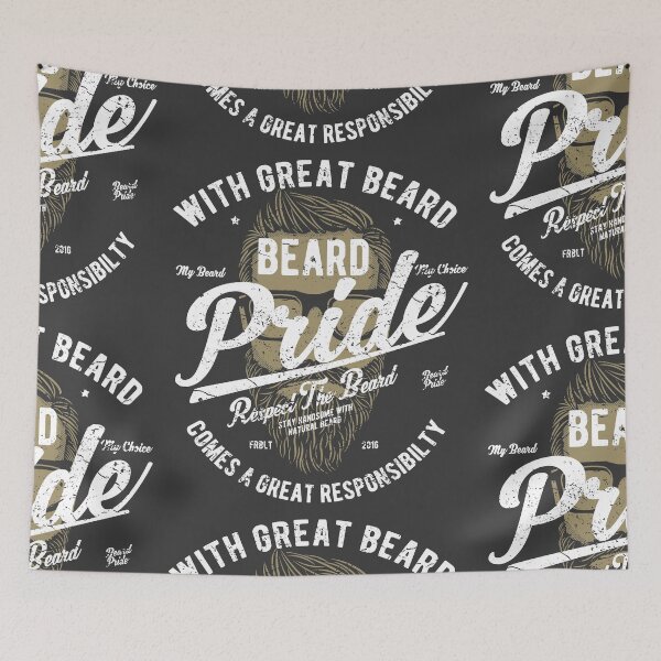 Item preview, With great beard comes a great responsibility designed and sold by lunegreiros.
