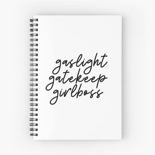 Item preview, gaslight gatekeep girlboss classic in black designed and sold by comrade1975.