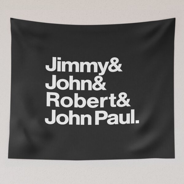 Item preview, Jimmy John Robert John Paul designed and sold by BandLineups.