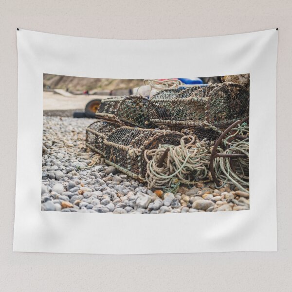 Item preview, Crab pots and lobster traps on Cromer beach designed and sold by yackers1.