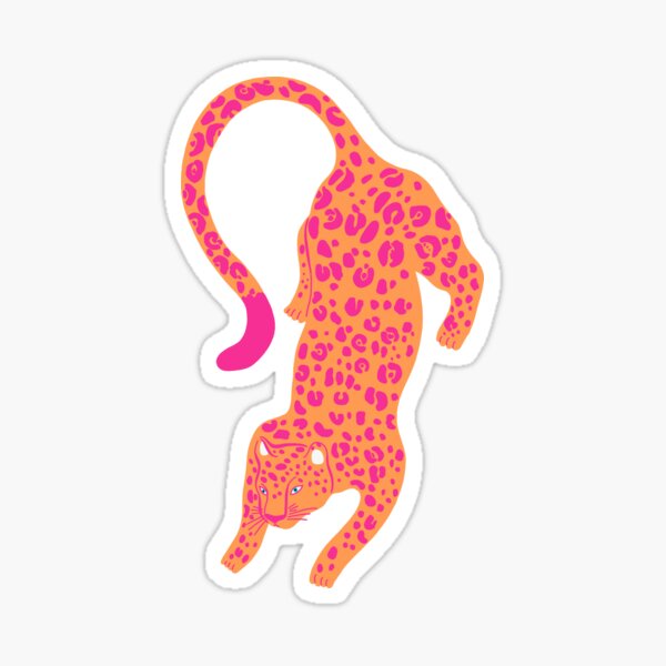 Leopardenmuster Pink Leopard Pinkes Muster' Sticker