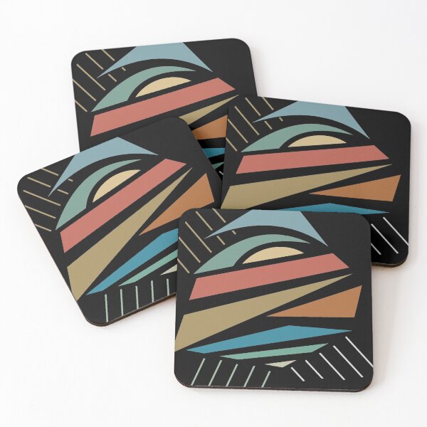 Item preview, Abstract composition with geometric shapes designed and sold by Kabira77.