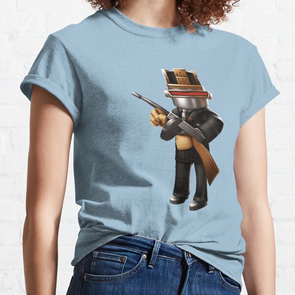 Roblox Gun T Shirts Redbubble - roblox wiki nerfmodder