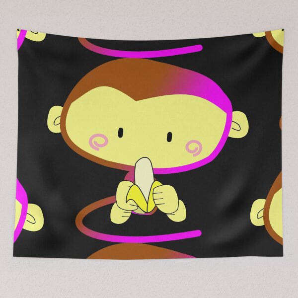 Item preview, Cute Monkey with Banana designed and sold by sgmydesigns.