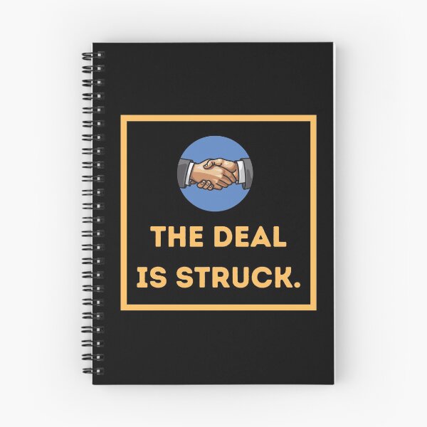 Item preview, The Deal Is Struck designed and sold by HappinessWorld.