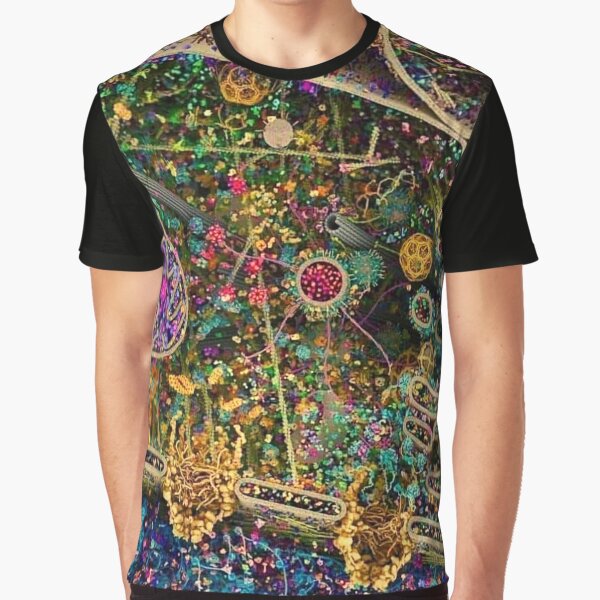 Human Cell Detailed, Biologist/Scientist/Science Lover Graphic T-Shirt