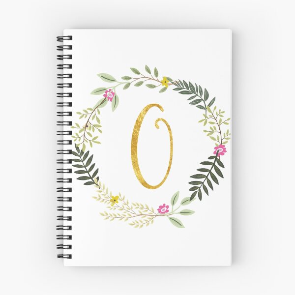 Item preview, Floral and Gold Initial Monogram O designed and sold by Chiccountry.