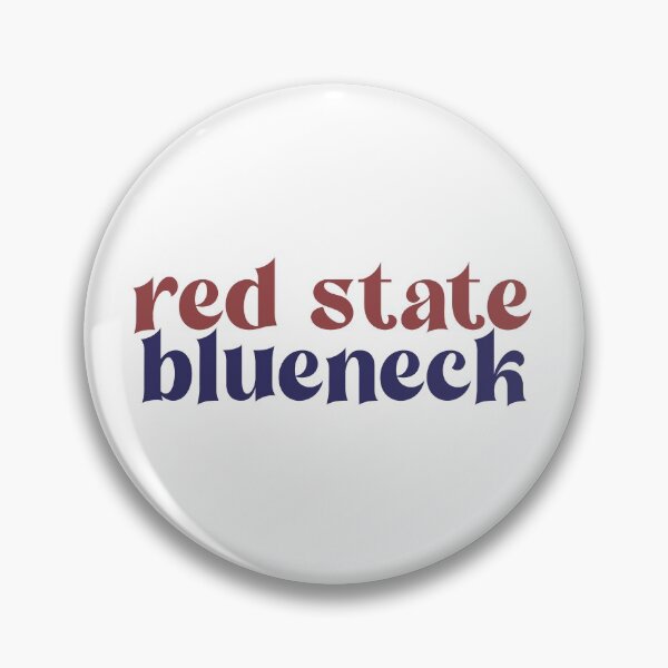 Item preview, Red State Blueneck | Lettering designed and sold by Sarahelena Barrios.