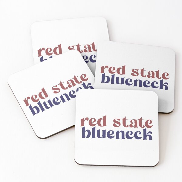 Item preview, Red State Blueneck | Lettering designed and sold by Sarahelena Barrios.