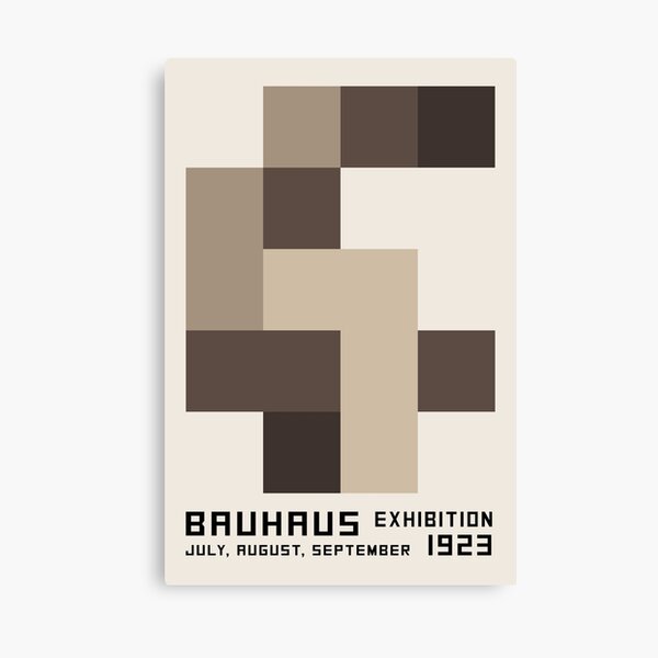 Item preview, Bauhaus Exhibition, Bauhaus Wall Art, Bauhaus Exhibition Print beige designed and sold by re-make-.