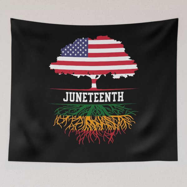 Item preview, Juneteenth Ancestors Melanin African Map American Flag Pride T-Shirts For Men & Women  designed and sold by Toumi ⭐⭐⭐⭐⭐.