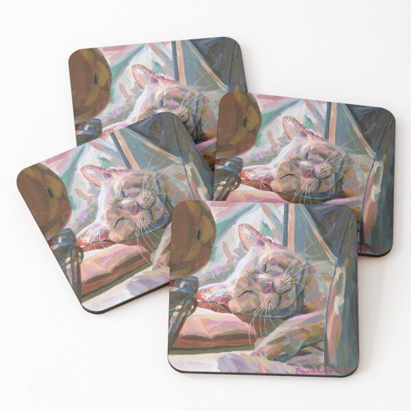 Item preview, Sweet dreams. White cat designed and sold by Emma   Reznikova.