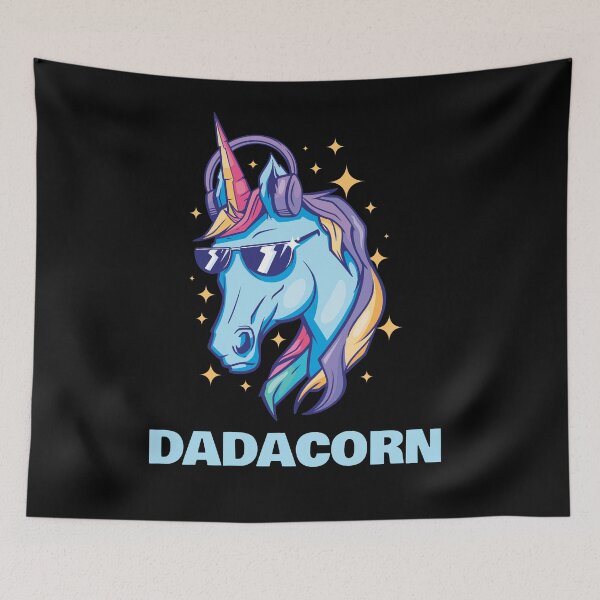 Item preview, Dadacorn Unicorn Dad With Headphones designed and sold by liftdesign.