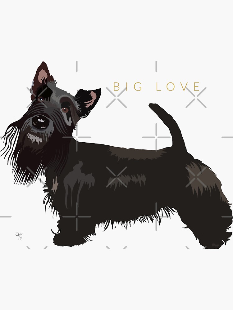 Thumbnail 3 of 3, Sticker, Scottish Terrier designed and sold by LovelyDayArt.