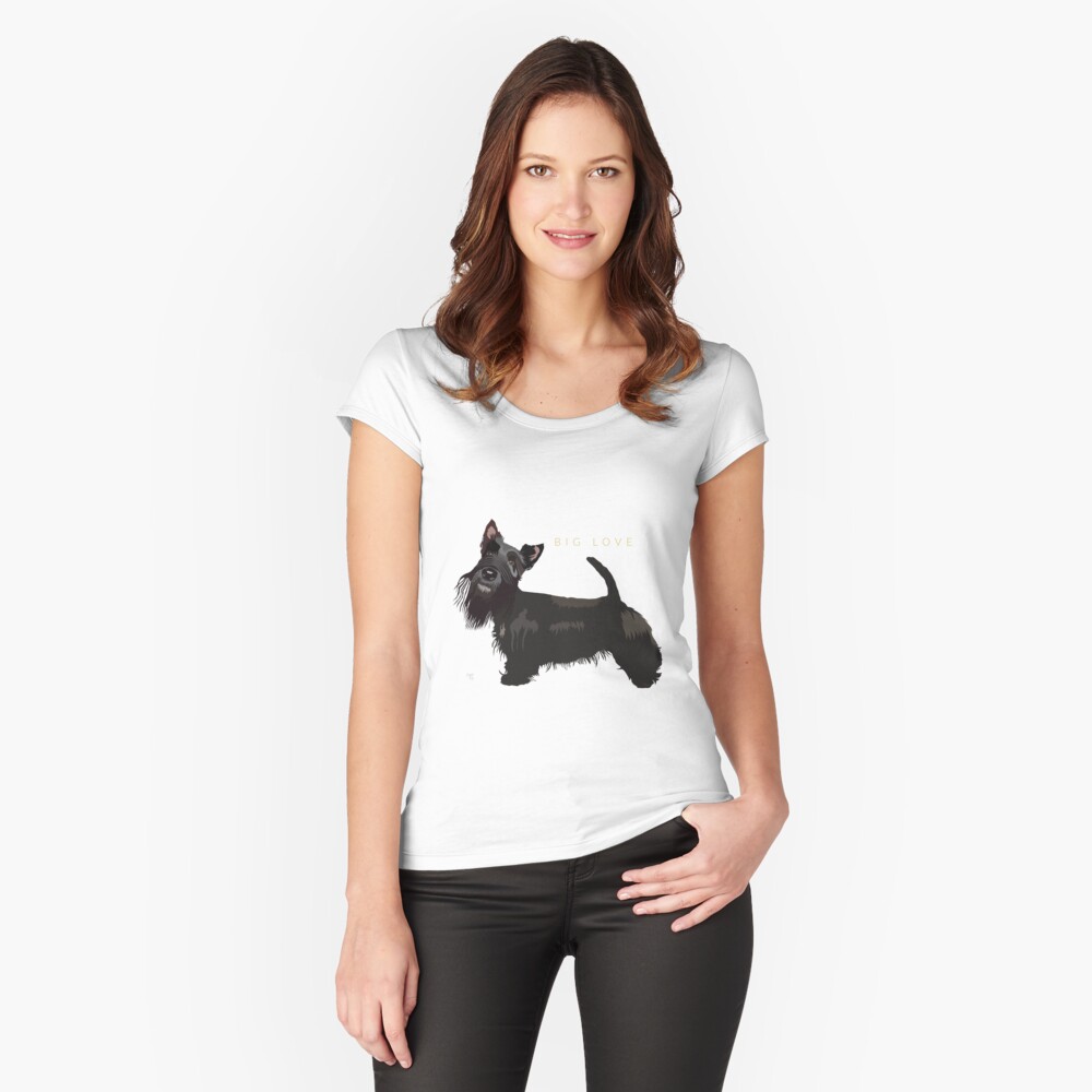 Item preview, Fitted Scoop T-Shirt designed and sold by LovelyDayArt.