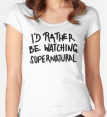 Supernatural Women's Fitted Scoop T-Shirt