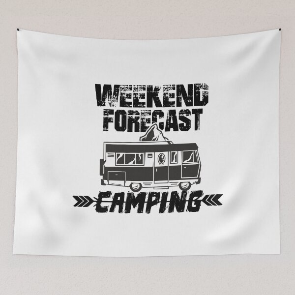 Item preview, Weekend Forecast Camping With A Chance Of Drinking designed and sold by Heddar Badreddine.