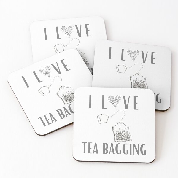 Item preview, Tea Bag I love Tea Bagging Funny Sketch Innuendo Design designed and sold by ChooproClothing.