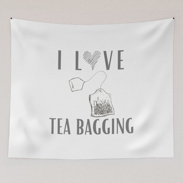 Item preview, Tea Bag I love Tea Bagging Funny Sketch Innuendo Design designed and sold by ChooproClothing.