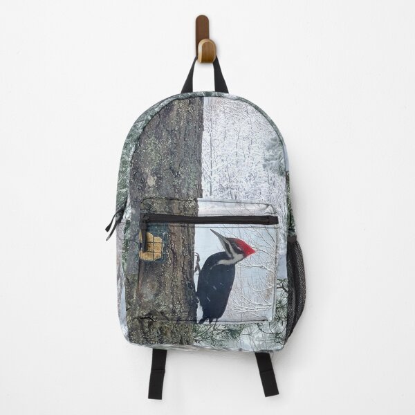 Item preview, Winter woodpecker designed and sold by BirdieMama.