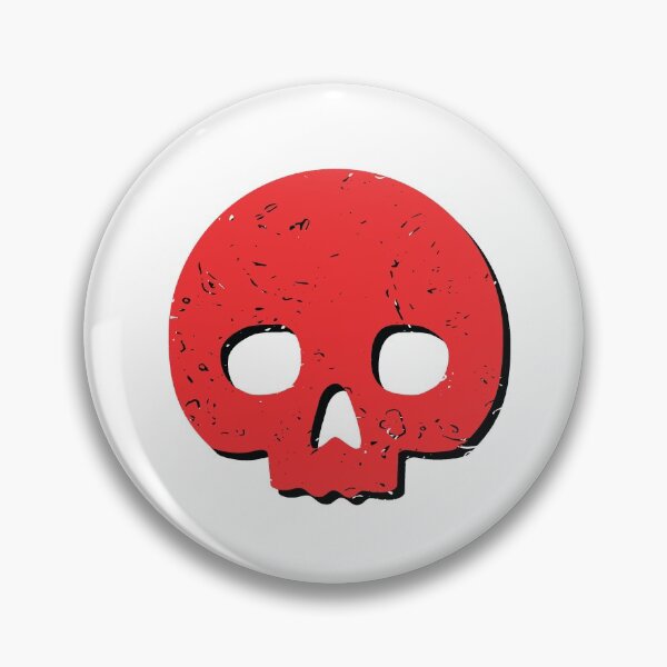 Item preview, Skull Dot White with Red designed and sold by AmeeMax.