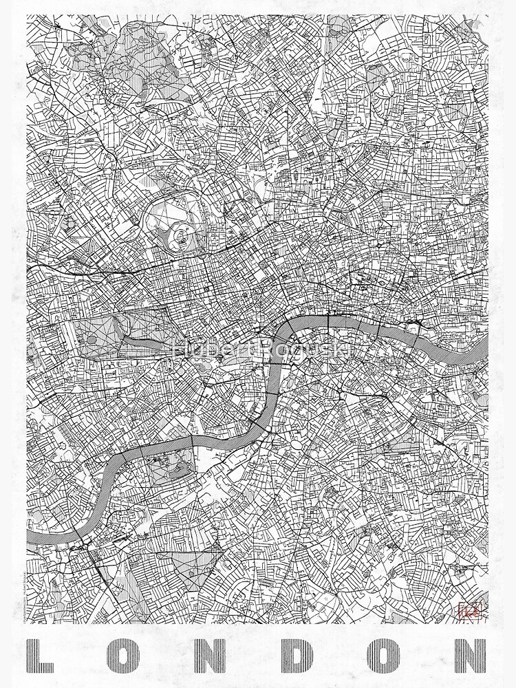 London Map Line by HubertRoguski