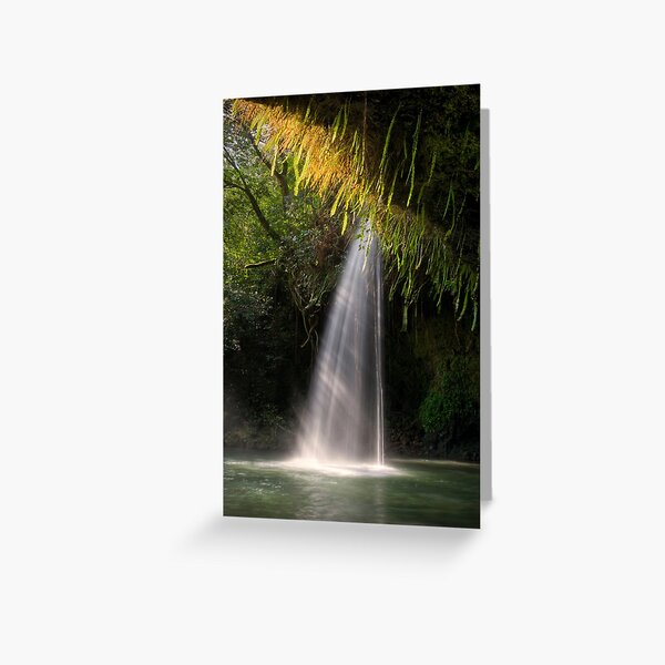 Twin Falls - Maui Greeting Card