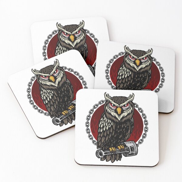 Item preview, greesy owl designed and sold by Vernon Carl D'souza.