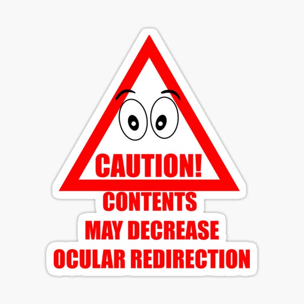 May Decrease Ocular Redirection Sticker By Kashear Redbubble