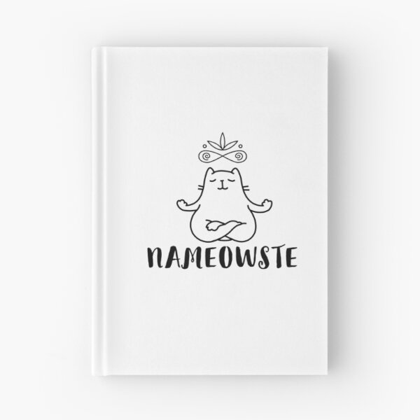 Item preview, Nameowste funny yoga cat designed and sold by Yogawoman.