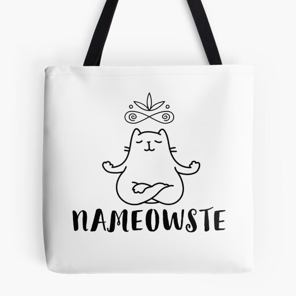 Item preview, Nameowste funny yoga cat designed and sold by Yogawoman.