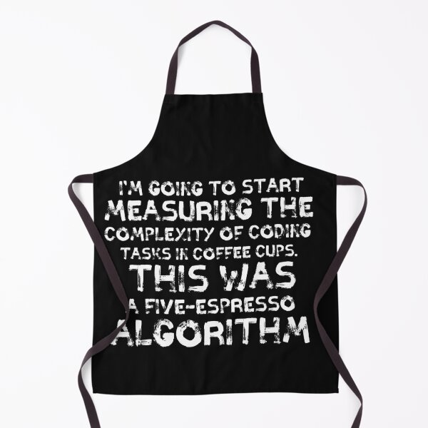 Item preview, I’m going to start measuring the complexity of coding tasks in coffee cups This was a five-espresso algorithm designed and sold by BousboulaStorie.