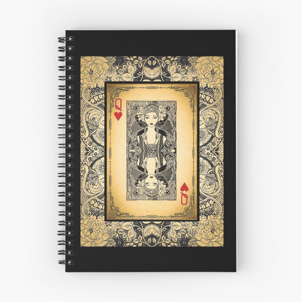 Item preview, Queen of hearts vintage playing card designed and sold by Petitelulu.