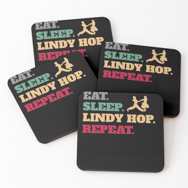 Item preview, Eat Sleep Lindy Hop Swing Dance Repeat designed and sold by Salvadax.