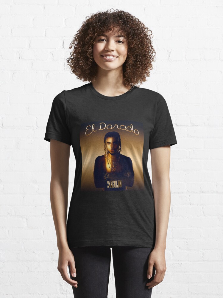 24 K Goldn El Dorado Album Cover Art Sticker And T Shirt Design T Shirt For Sale By Now 5569