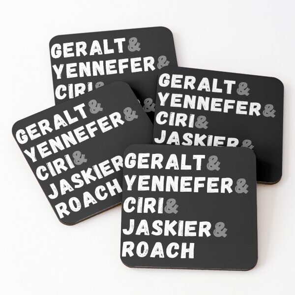 Item preview, Geralt & Yennefer & Ciri & Jaskier & Roach designed and sold by Fenay Designs.