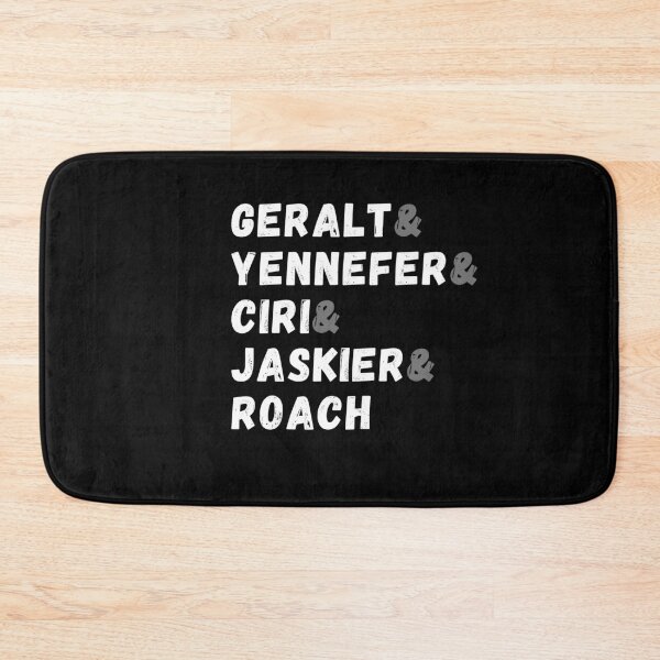 Item preview, Geralt y Yennefer y Ciri y Jaskier y Roach designed and sold by Fenay Designs.