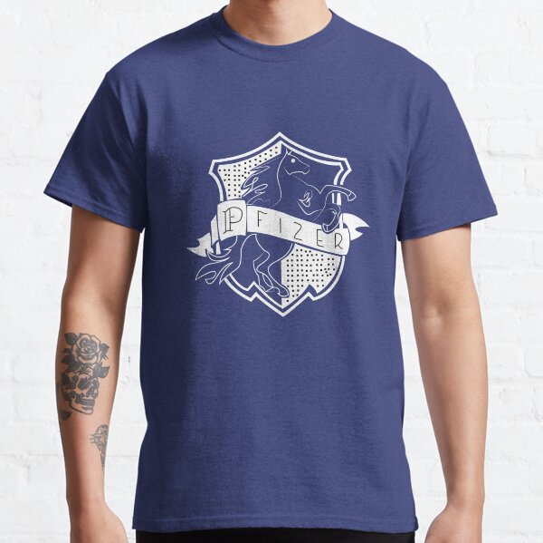 Pfizer House Crest, Team Pfizer Vaccinated, Pfizer Vaccinated, Team Pfizer Classic T-Shirt
