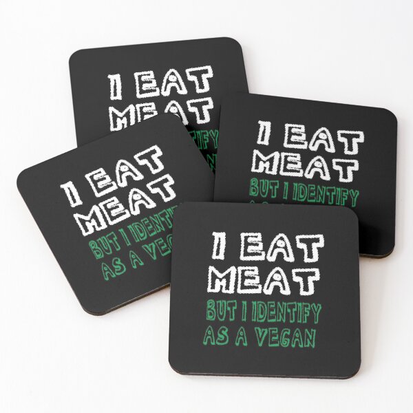 Item preview, I eat meat but i identify as a vegan designed and sold by hicham4you.