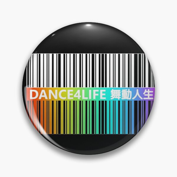 Item preview, Dance 4 Life rainbow barcode Chinese 舞動人生 designed and sold by Kudos5678.