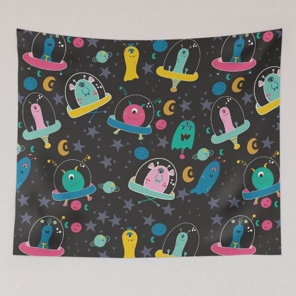 Item preview, Space Monsters designed and sold by Jennifer Labre.