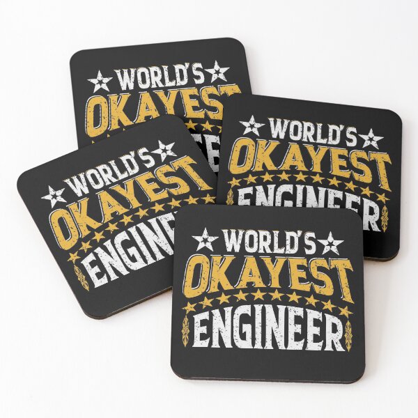 Item preview, Worlds Okayest Engineer designed and sold by YAHIA-14.