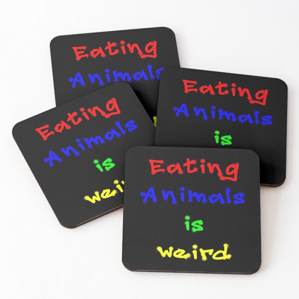 Item preview, Eating Animals is Weird Graffiti designed and sold by CreativeBel.