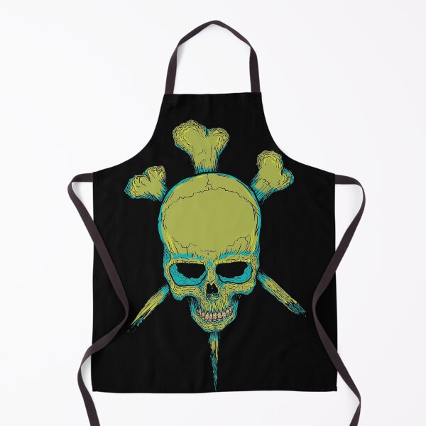 Item preview, Haphazard Art Skull and Tri-Cross Bones (Green) designed and sold by HaphazardArt.