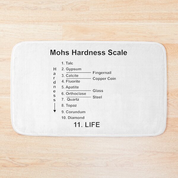 Item preview, Moh's Hardness Scale Joke designed and sold by ArashiiGames.